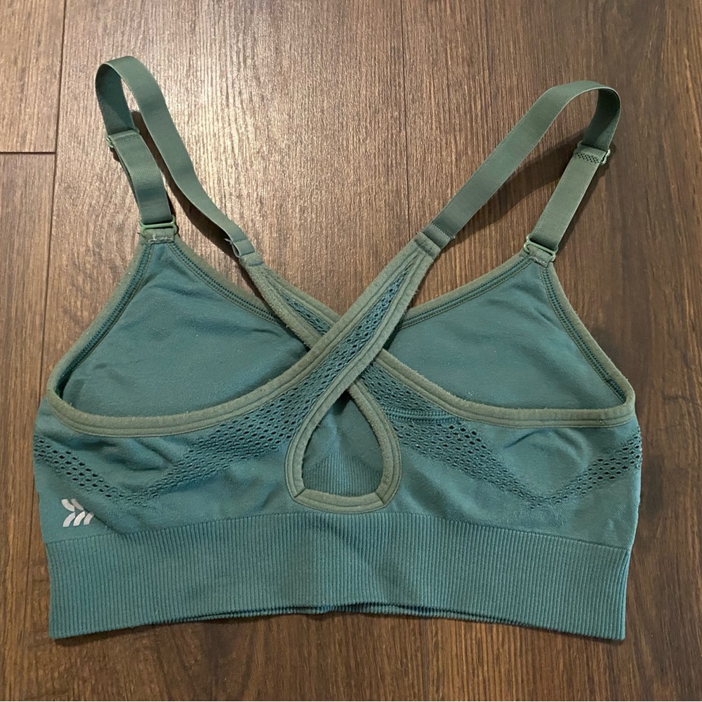 Women’s All In Motion Green Sportsbra XS - Picture 6 of 10